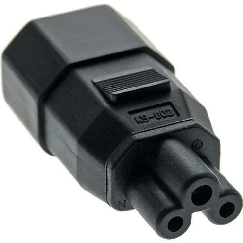 Microconnect PEA0408 cable gender changer C14 C5 Black