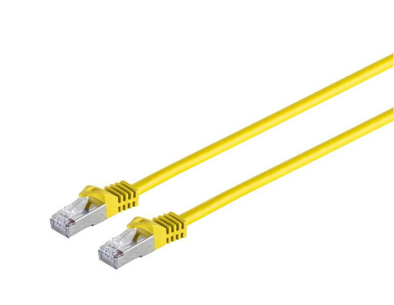 Microconnect SFTP701Y networking cable Yellow 1 m Cat7 S/FTP (S-STP)