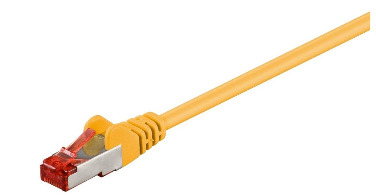 Microconnect SSTP650Y networking cable Yellow 50 m Cat6 S/FTP (S-STP)