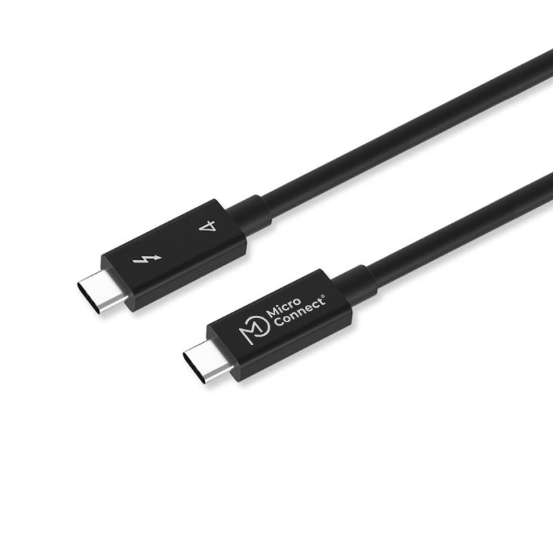 Microconnect TB4015 Thunderbolt cable 1.5 m 40 Gbit/s Black