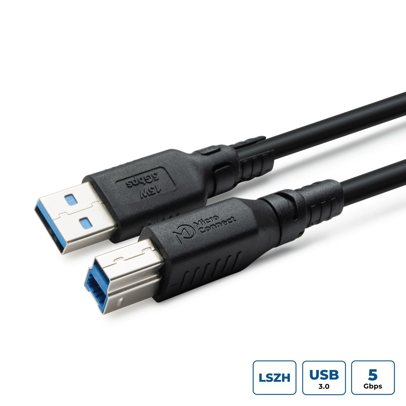 Microconnect USB 3.2 A-B Gen 1 Cable LSZH,