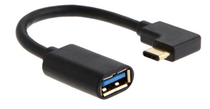 Microconnect Type C angled male to USB3.0
