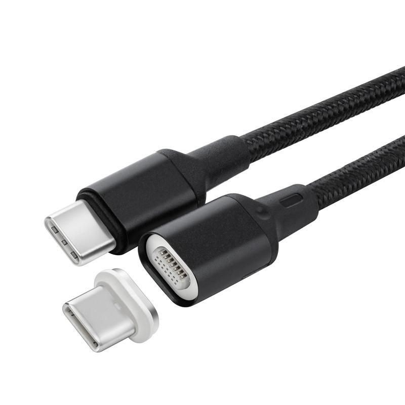 Microconnect USB3.1CC1-MAGNET USB cable USB 3.2 Gen 1 (3.1 Gen 1) 1 m USB C Black