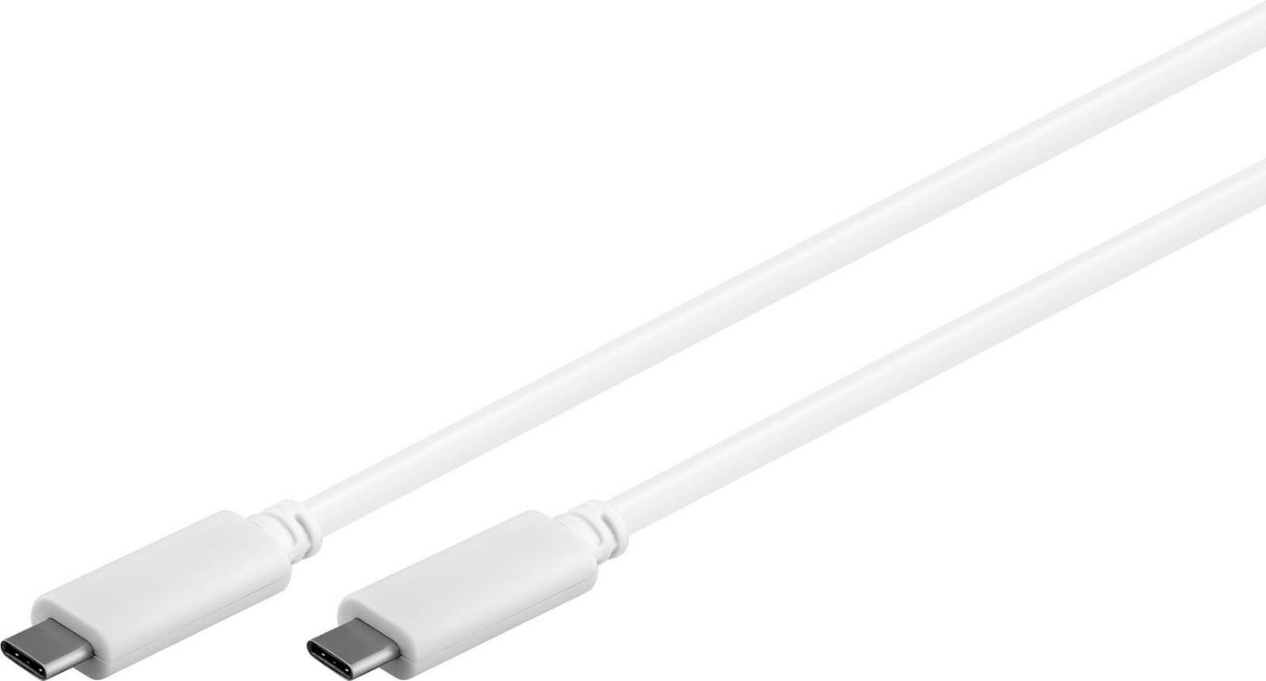 Microconnect USB3.1CC1W USB cable USB 3.2 Gen 2 (3.1 Gen 2) 1 m USB C White