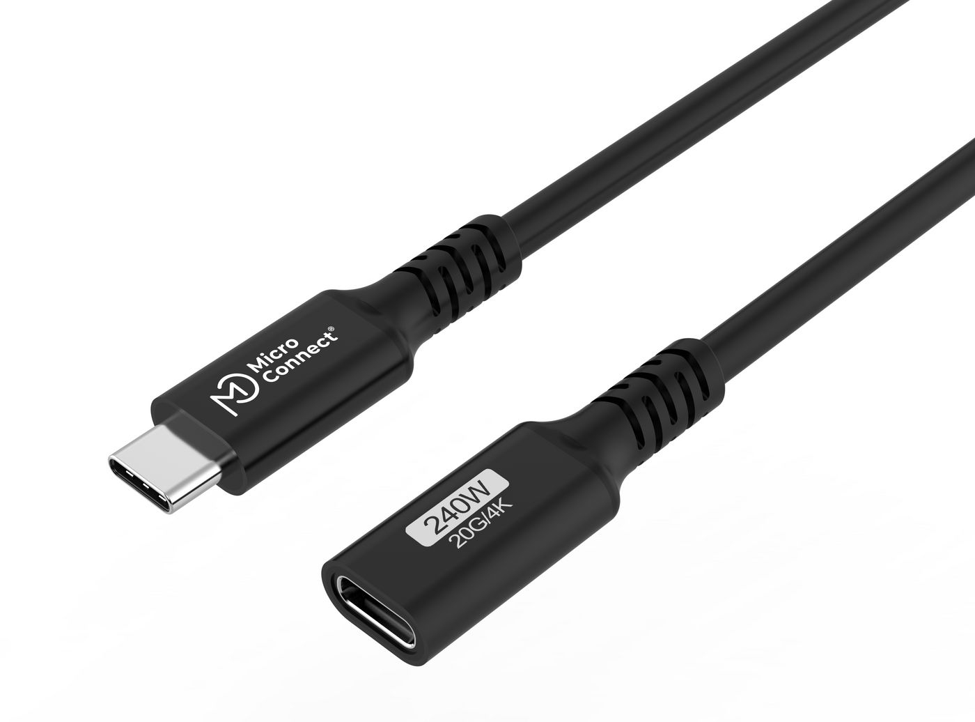 Microconnect USB3.2CC1.5EX USB cable USB4 Gen 2x2 1.5 m USB C Black