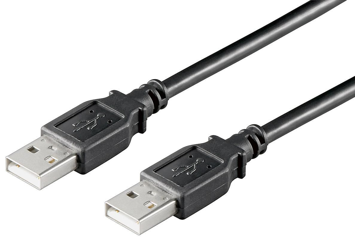 Microconnect USBAA2B USB cable USB 2.0 1.8 m USB A Black