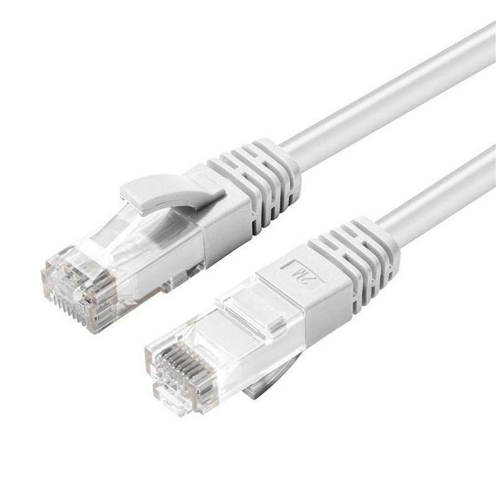 Microconnect UTP502W networking cable White 2 m Cat5e U/UTP (UTP)