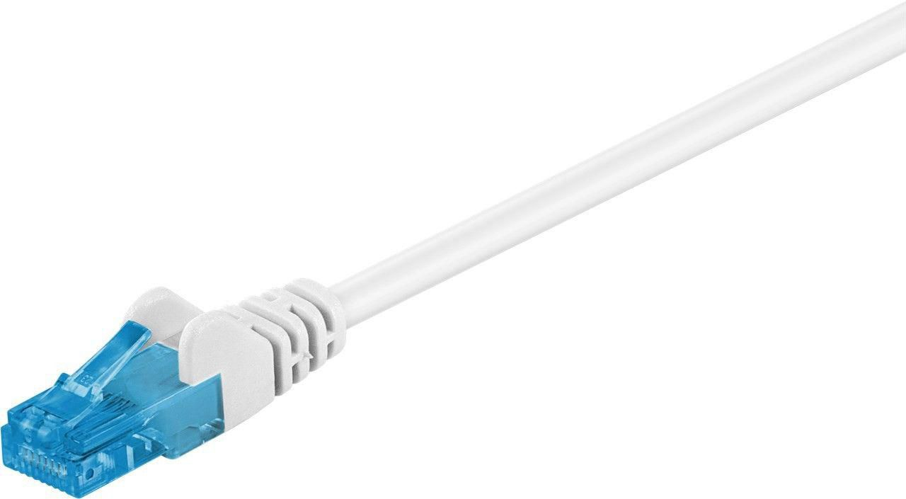 Microconnect UTP6A01W networking cable White 1 m Cat6a U/UTP (UTP)