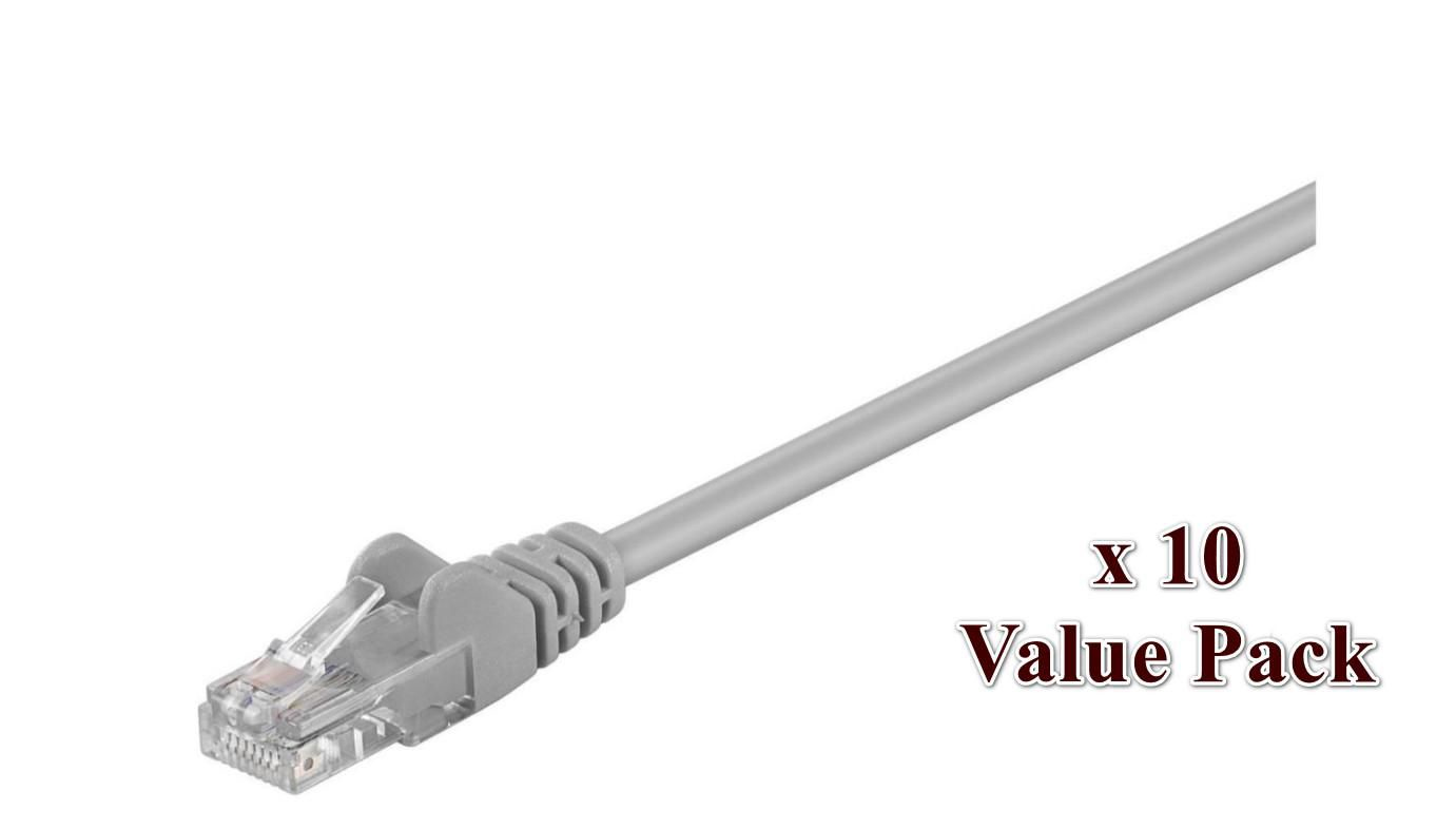 Microconnect V-UTP505VP networking cable Grey 5 m Cat5e U/UTP (UTP)