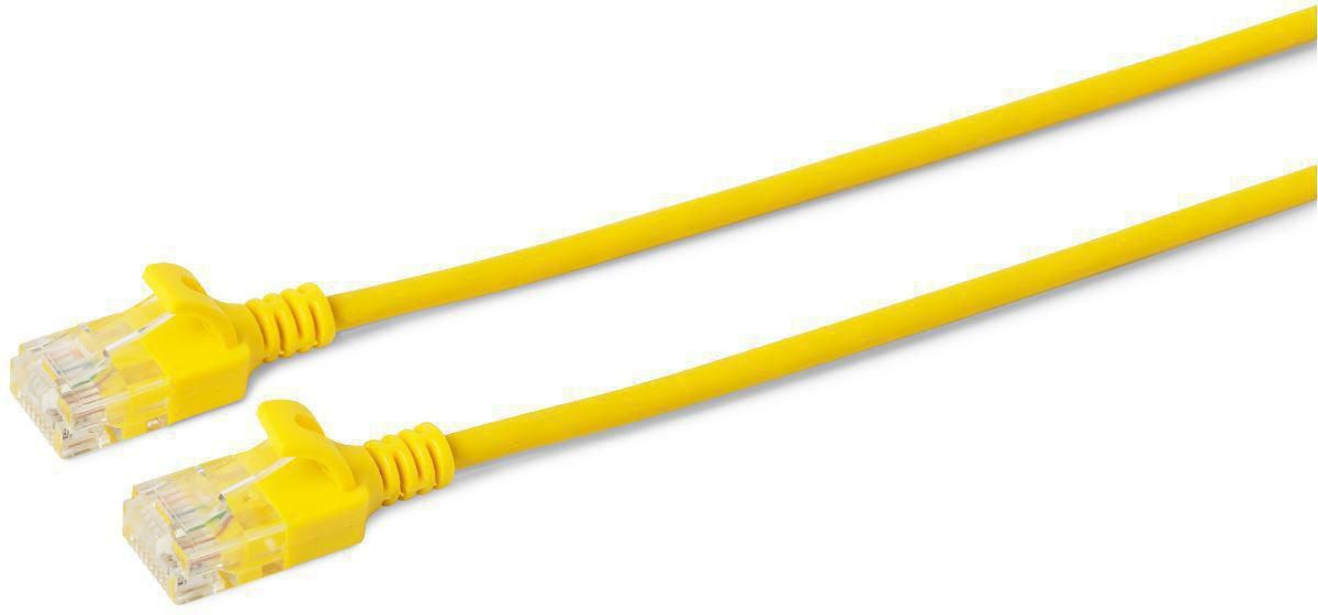 Microconnect V-UTP60015Y-SLIM networking cable Yellow 0.15 m Cat6 U/UTP (UTP)