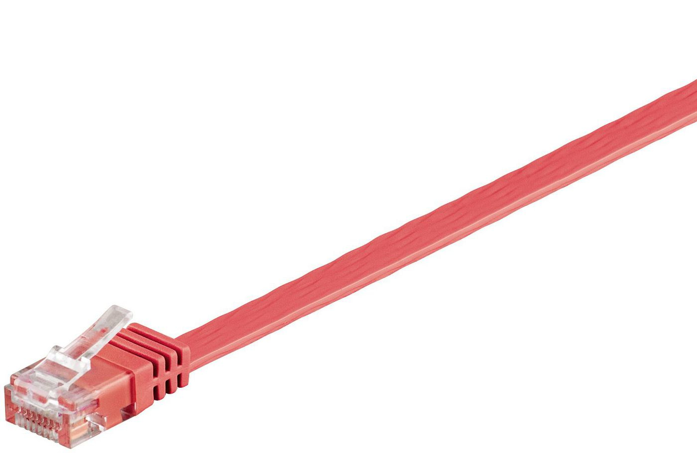 Microconnect V-UTP601R-FLAT networking cable Red 1 m Cat6 U/UTP (UTP)