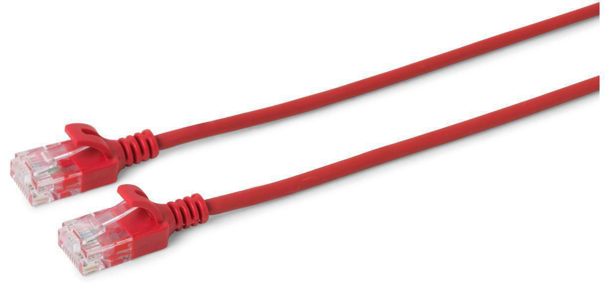 Microconnect V-UTP605R-SLIM networking cable Red 5 m Cat6 U/UTP (UTP)