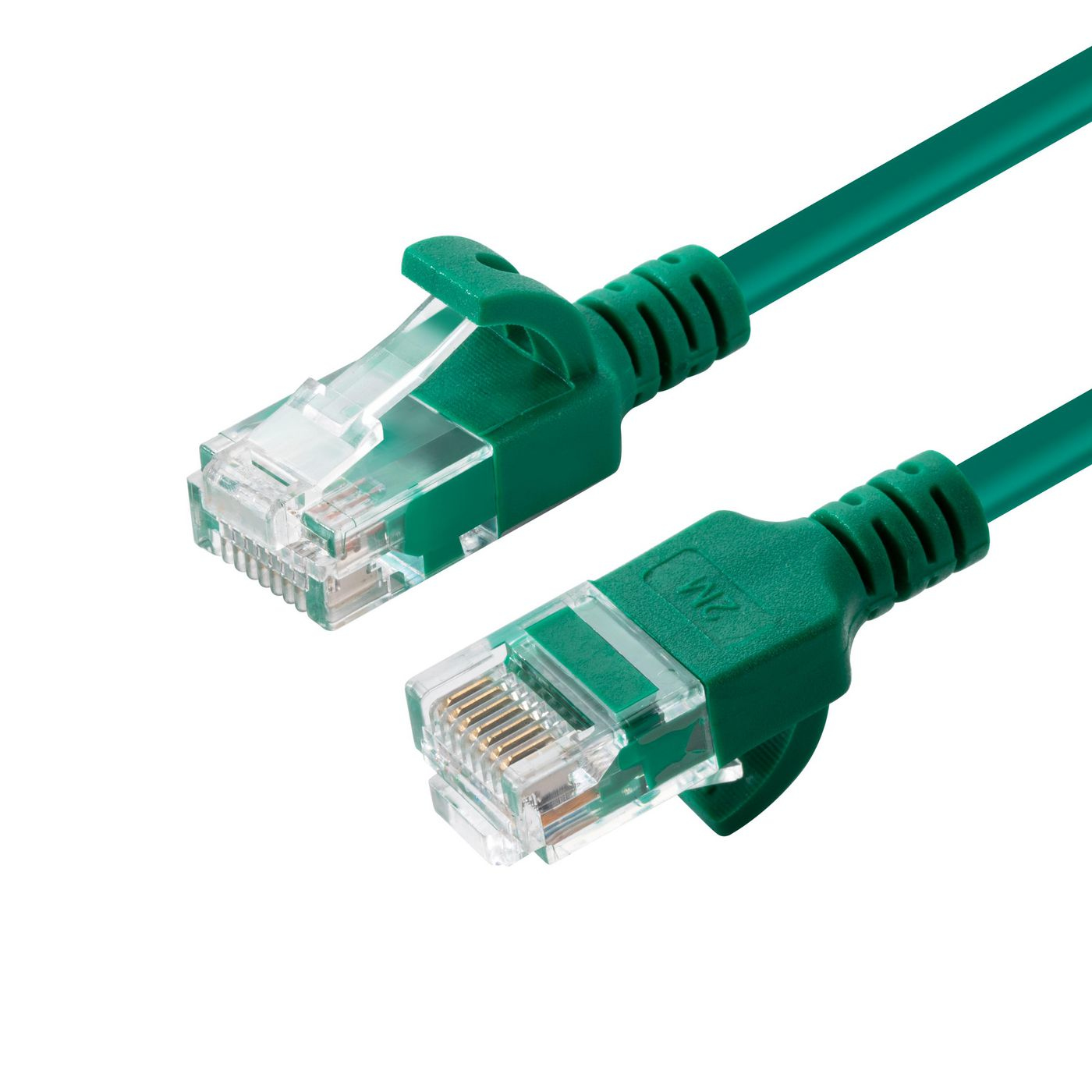 Microconnect V-UTP6A10G-SLIM networking cable Green 10 m Cat6a U/UTP (UTP)