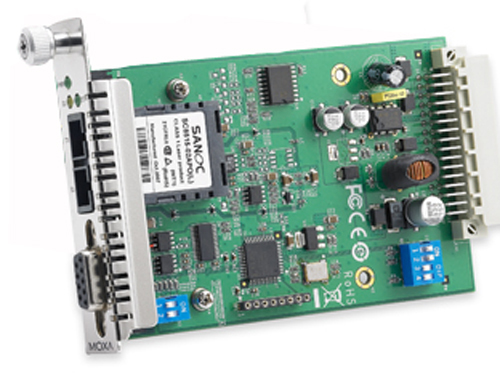 Moxa TCF-142-S-SC-RM serial converter/repeater/isolator RS-232/422/485 Fiber (SC)