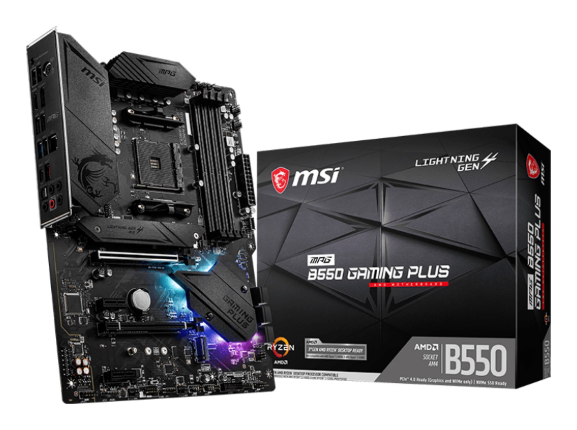 MSI MPG B550 Gaming Plus AMD B550 Socket AM4 ATX