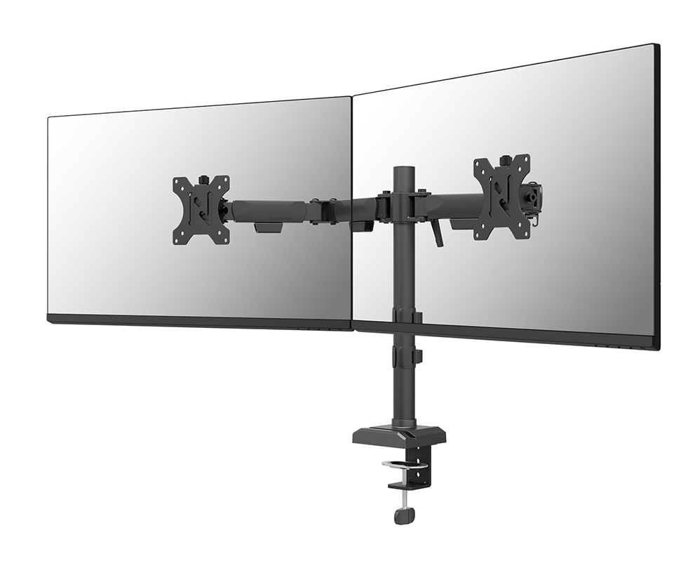 Neomounts DS60-600BL2 Monitor arm 10-32" - Quick-fix - 180°-stop
