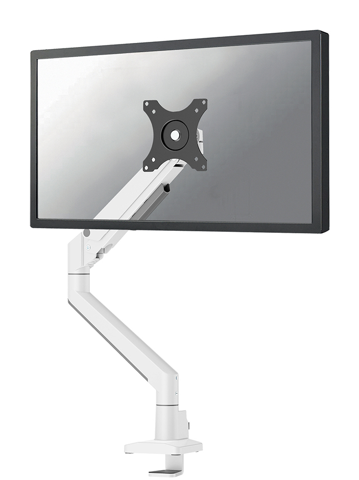 Neomounts DS70-250WH1 Monitor arm 17-35" - gas spring - Topfix - 180°-stop