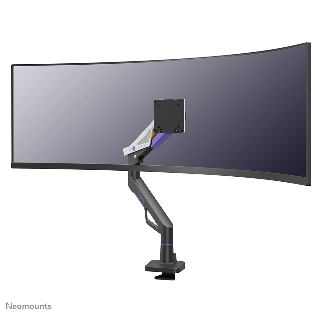 Neomounts DS70-256BL1 Gaming monitor arm 24-57" - gas spring - Topfix - 180°-stop