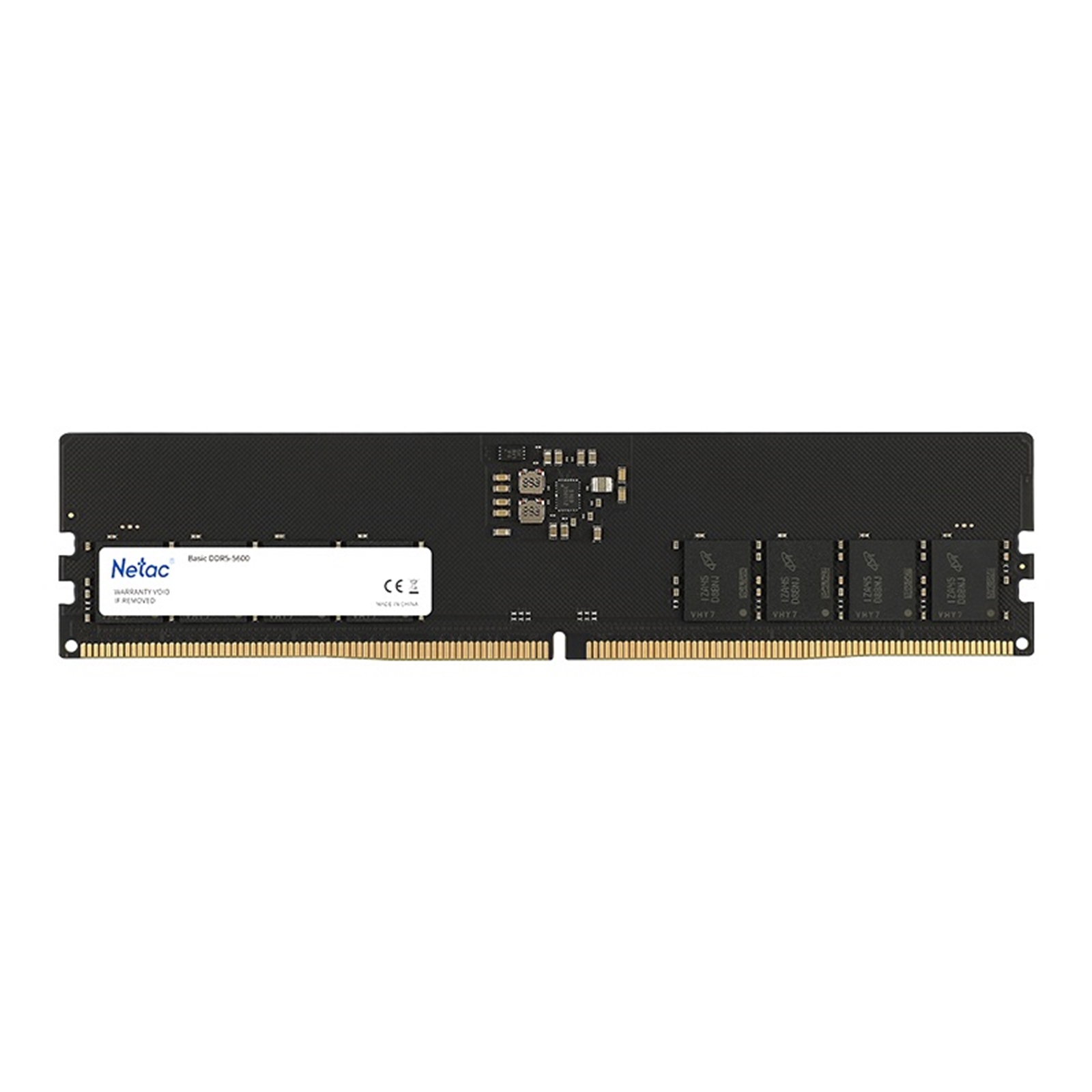 NETAC NTBSD5P56SP-16 16GB DIMM System Memory, DDR5, 5600MHz, 1 x 16GB, 288 Pin, 1.35v, CL46-45-45-90 Bulk Packed