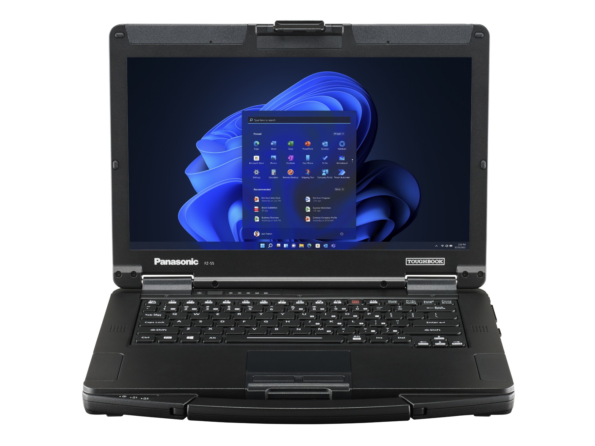 Panasonic Toughbook FZ-55J660DBE laptop Intel® Core™ i5 i5-1345U 35.6 cm (14") Touchscreen Full HD 16 GB DDR4-SDRAM 512 GB SSD Wi-Fi 6E (802.11ax) Windows 11 Pro Black