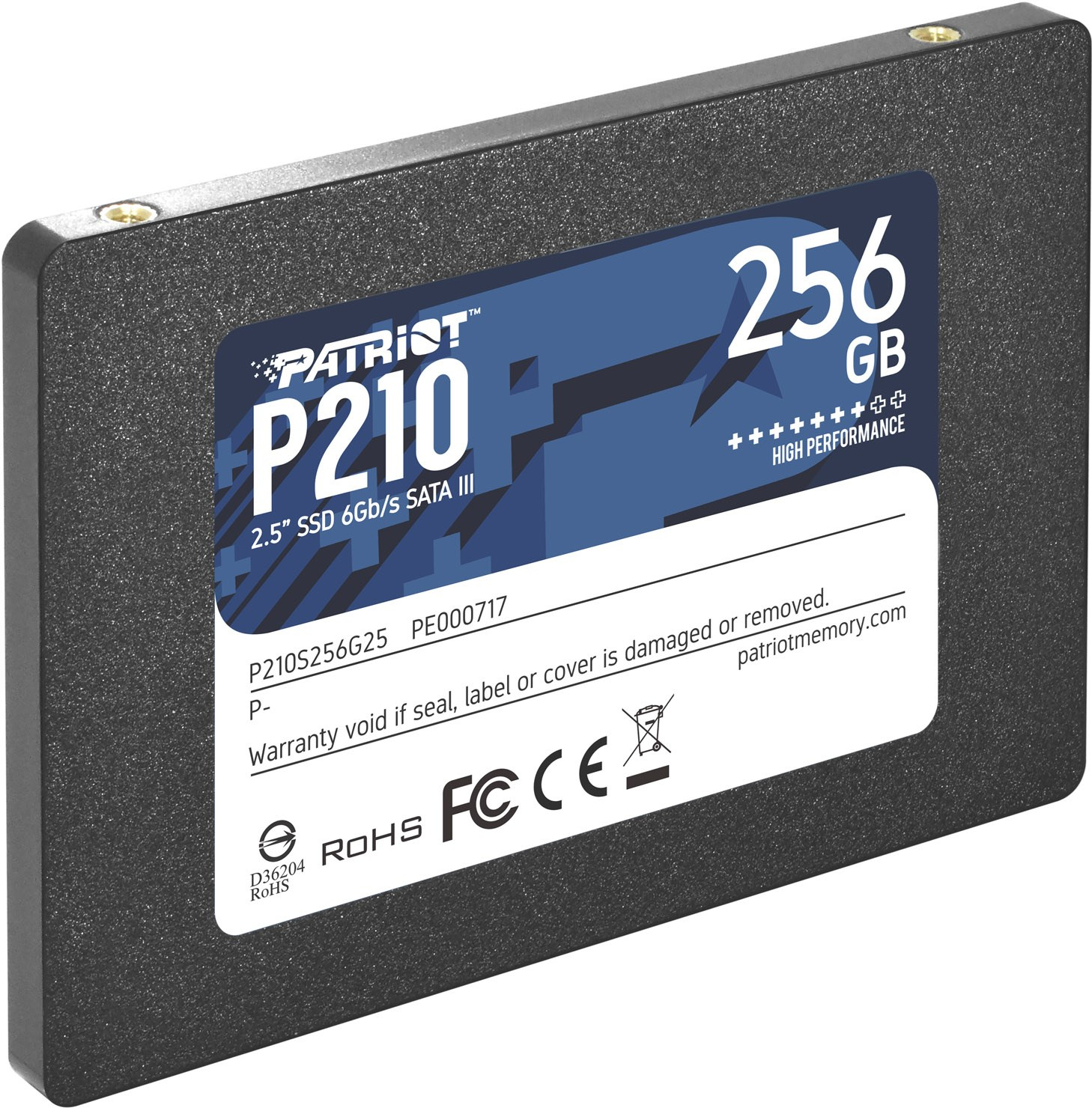 Patriot Memory P210 256 GB 2.5" Serial ATA III