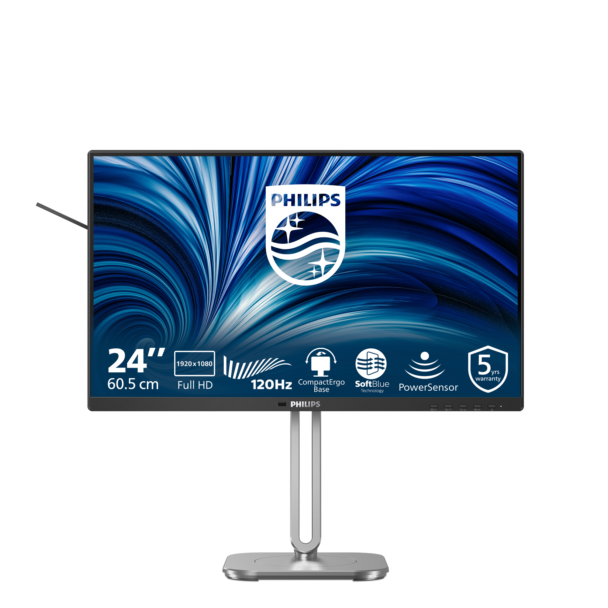 Philips 4000 series 24B2N4200/00 computer monitor 60.5 cm (23.8") 1920 x 1080 pixels Full HD LCD Grey
