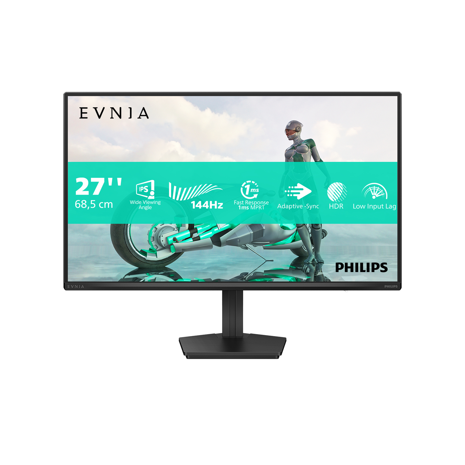 Philips Evnia 3000 27M2N3200NF/00 computer monitor 68.6 cm (27") 1920 x 1080 pixels Full HD LCD Grey
