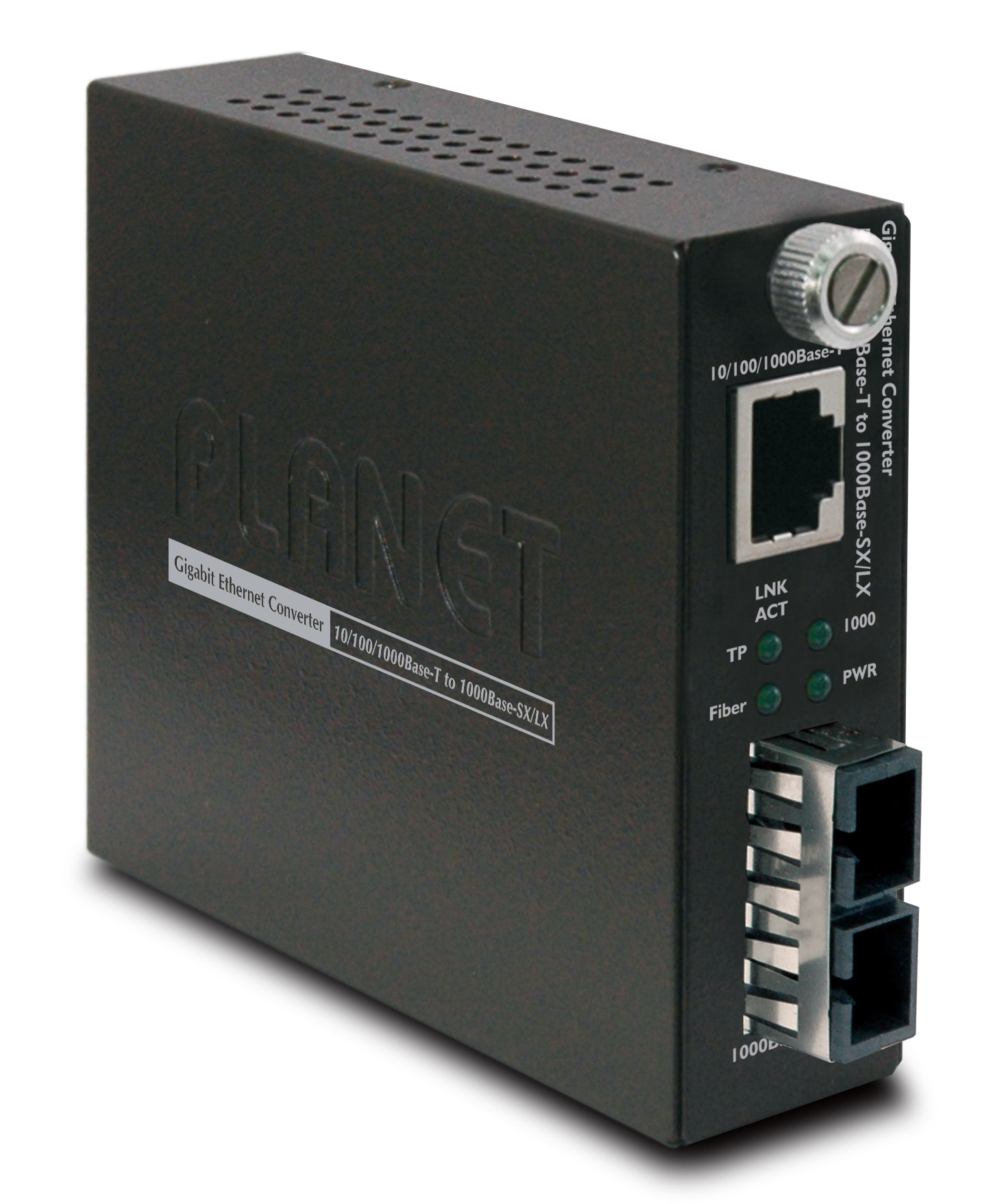 PLANET GST-802 network media converter 2000 Mbit/s 850 nm Multi-mode Black