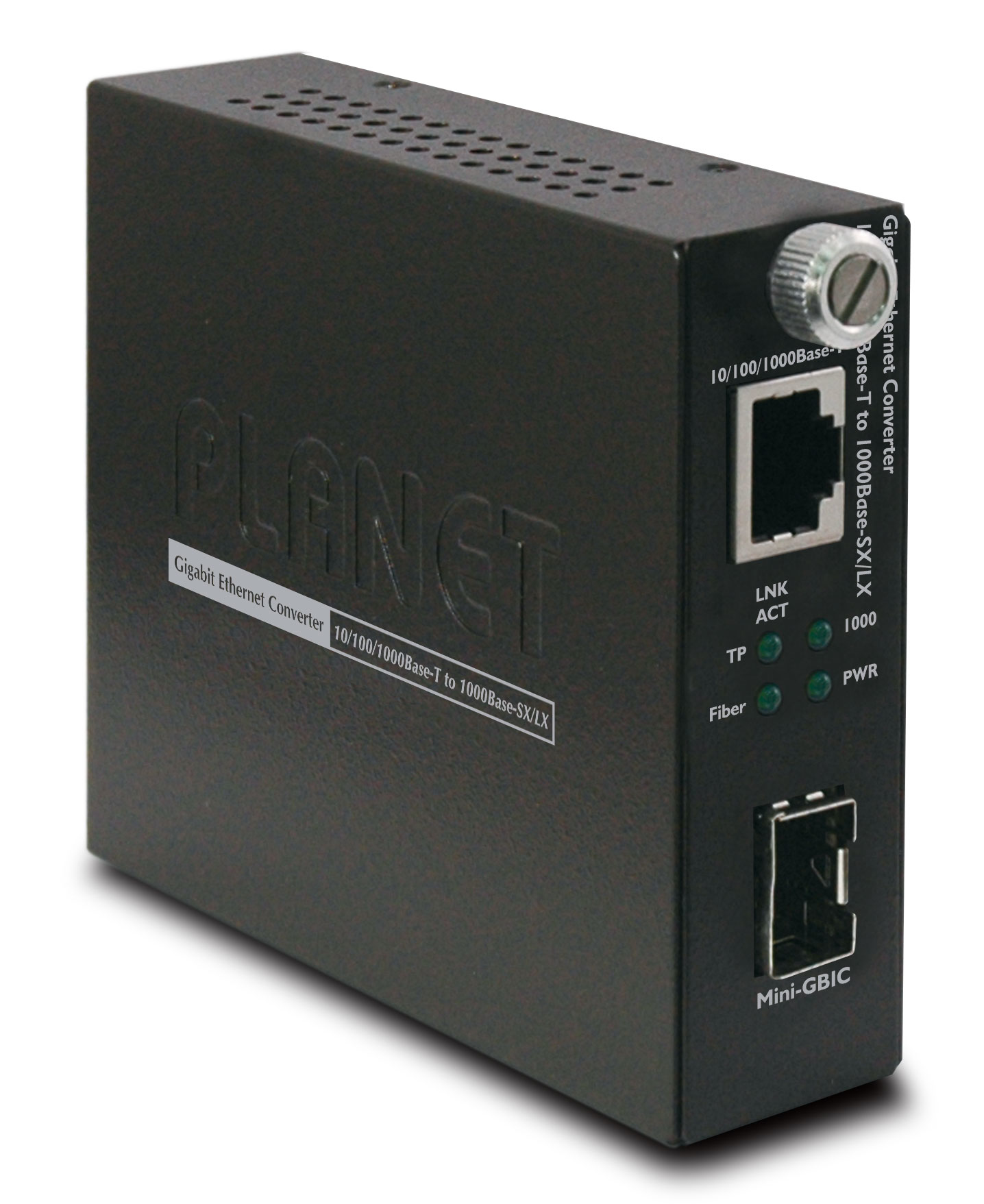 PLANET GST-805A network media converter 2000 Mbit/s Black