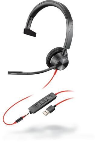 Poly Blackwire 3315, BW3315 USB-A