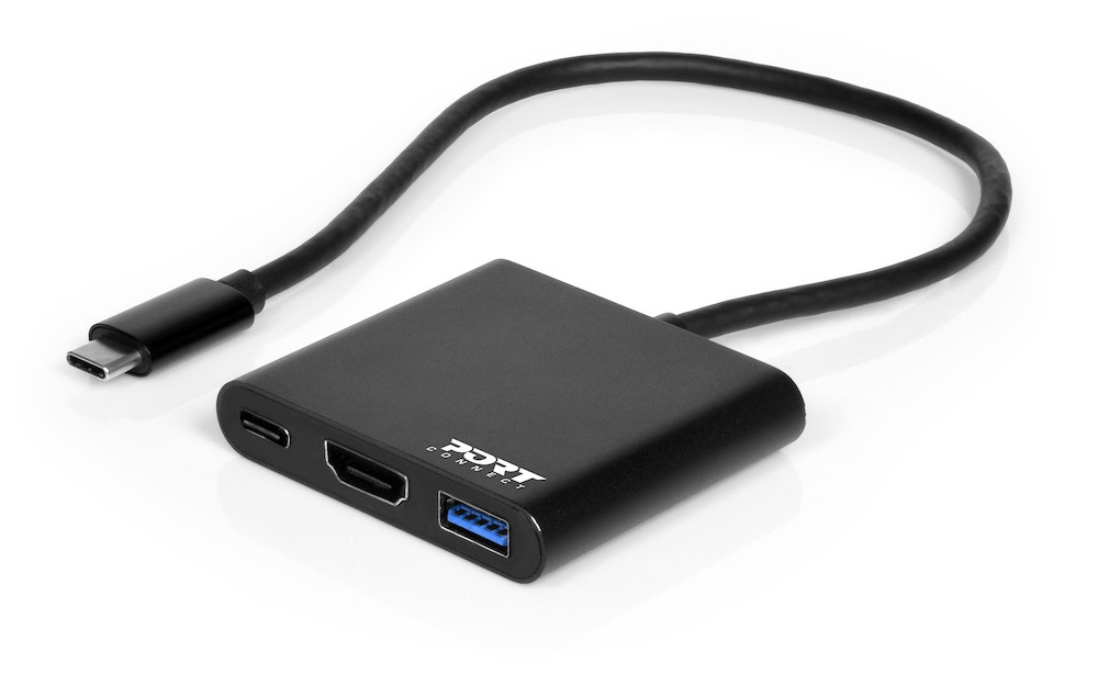 Port Designs 900140 notebook dock/port replicator Wired USB 3.2 Gen 1 (3.1 Gen 1) Type-C Black