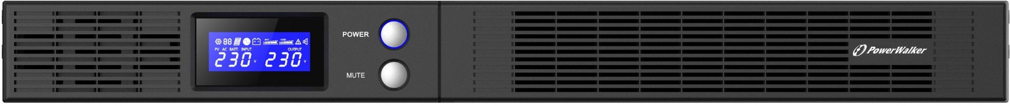 PowerWalker VI 750 R1U uninterruptible power supply (UPS) Line-Interactive 0.75 kVA 450 W 4 AC outlet(s)