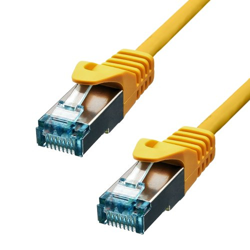 ProXtend CAT6A S/FTP CU LSZH Ethernet Cable Yellow 50CM