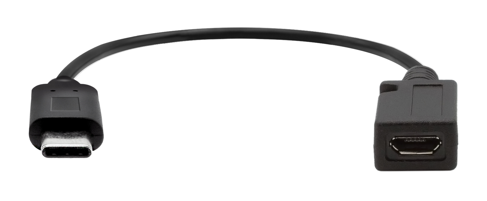 ProXtend USBC-MICROB-0002 USB cable USB 2.0 0.2 m Micro-USB B Black