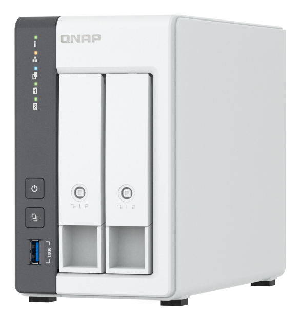 QNAP TS-216G NAS/storage server Tower Cortex-A Cortex-A55 4 GB HDD White