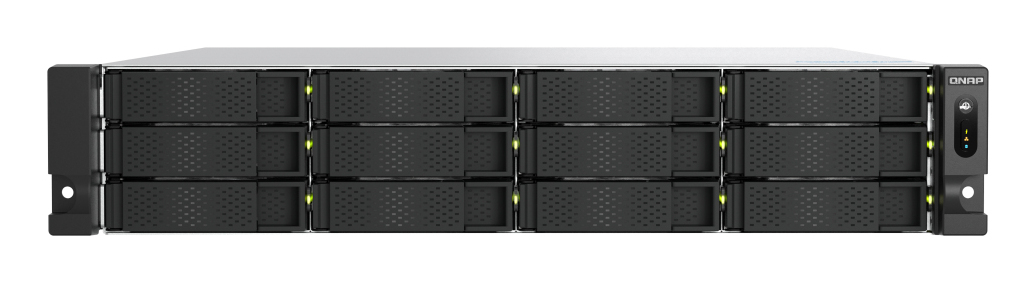 QNAP TS-H1277AXU-RP NAS Rack (2U) AMD Ryzen™ 5 16 GB DDR5 0 TB QuTS hero Black