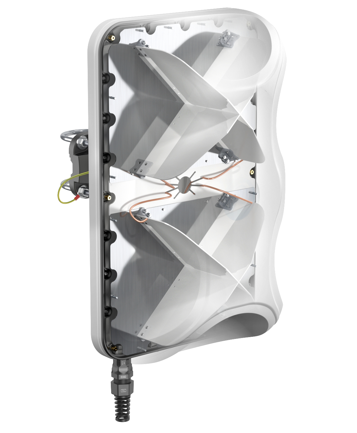 QuWireless A500M network antenna Directional antenna PoE/LAN 7 dBi