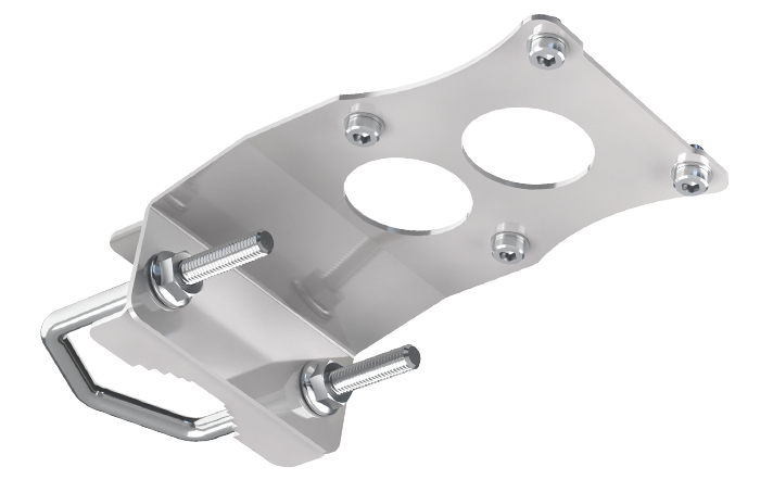QuWireless MQUS1 mounting kit Stainless steel