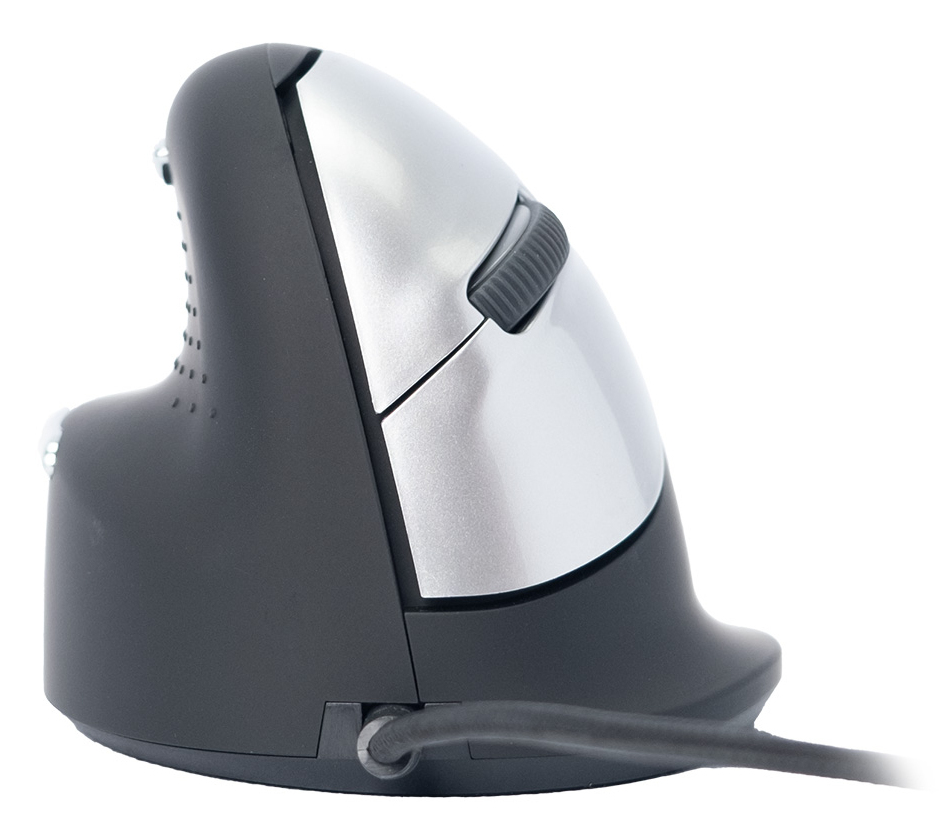 R-Go Tools Ergonomic mouse R-Go HE Break with break software, large (hand size ≥ 185 mm), left-handed, Wired, black