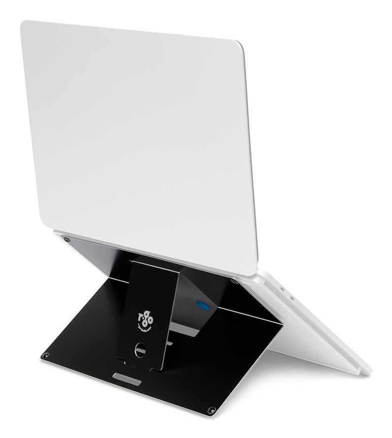 R-Go Tools Laptop stand R-Go Riser Attachable, adjustable, integrated with your laptop, aluminum, black