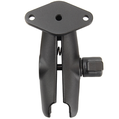 RAM Mounts Double Socket Arm with Diamond Plate
