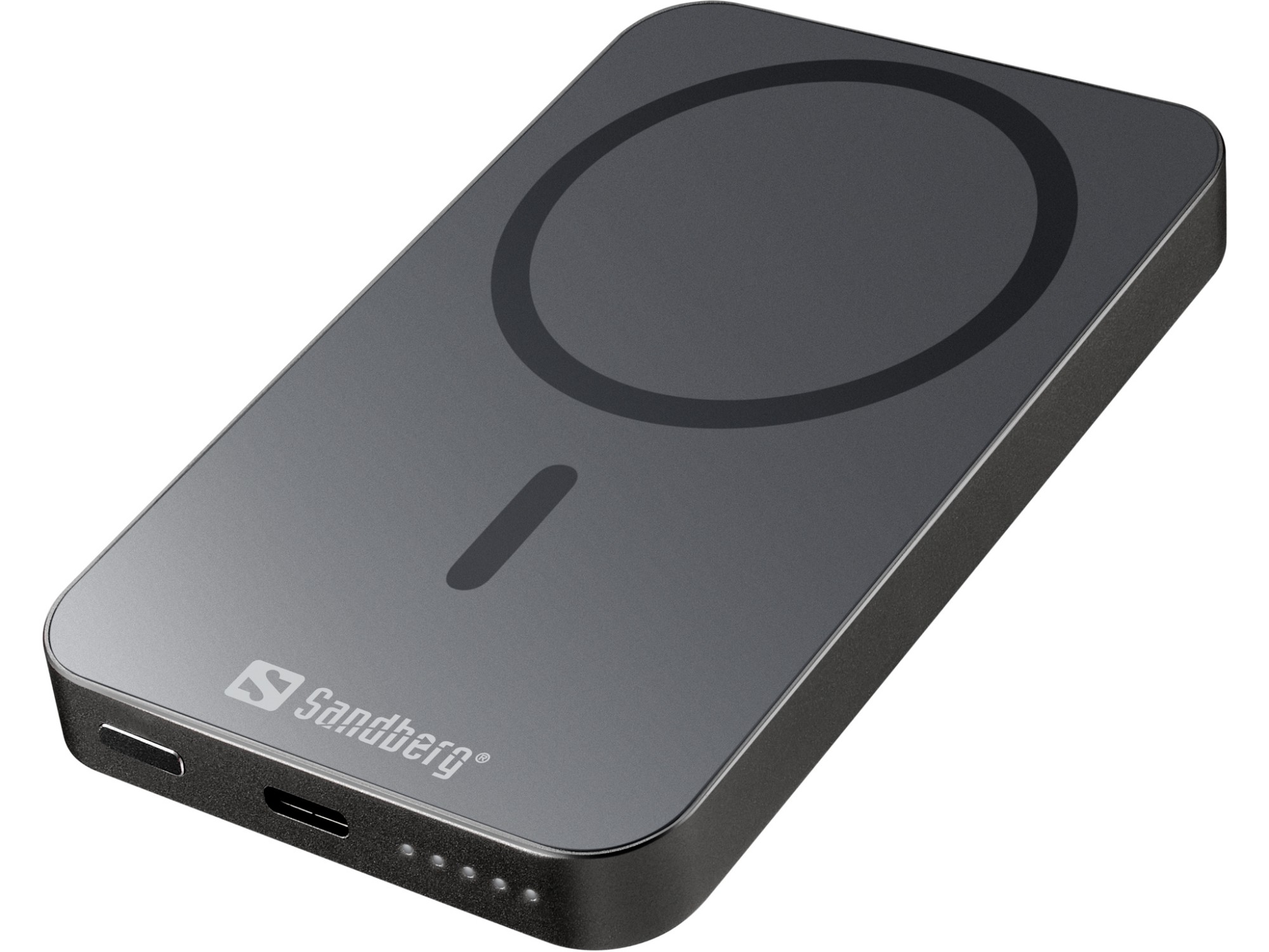 Sandberg Magnet Wireless Powerbank 5000 ALU