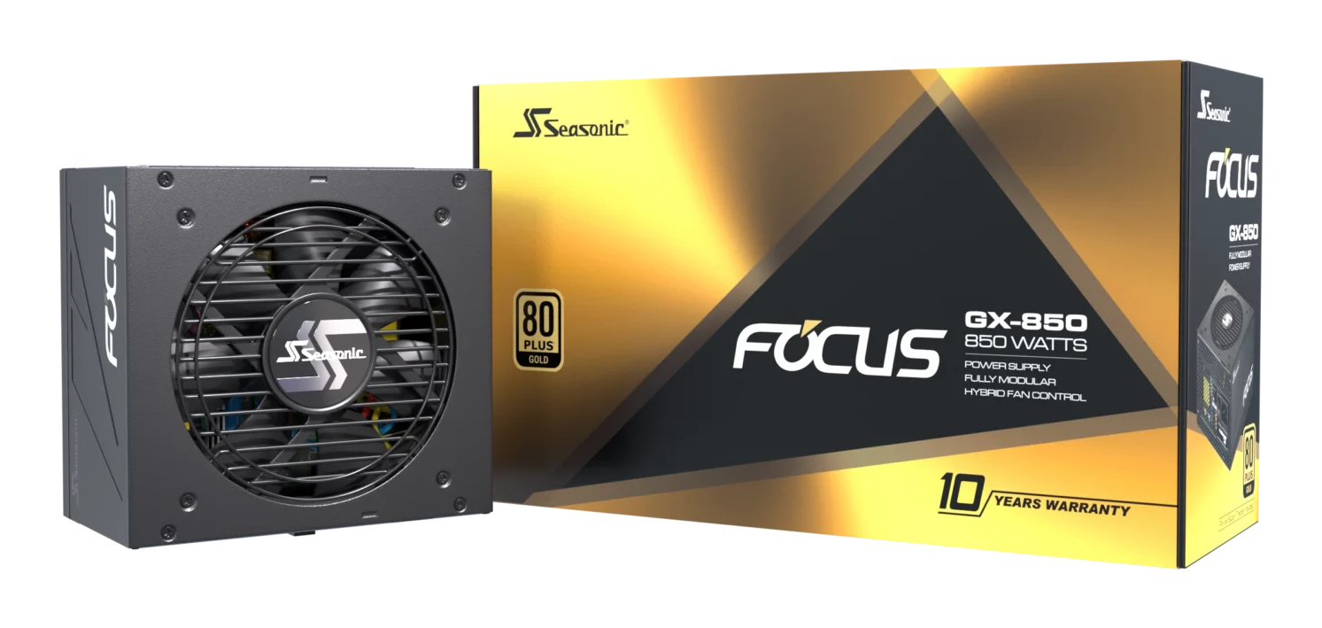Seasonic Focus GX power supply unit 850 W 20+4 pin ATX ATX Black