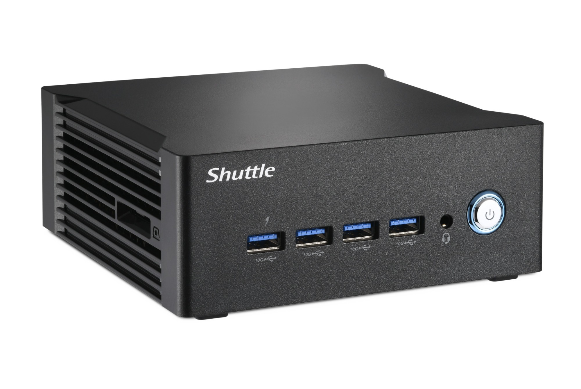 Shuttle Nano PC NA10H7, AMD Ryzen™ 7-8845HS APU, Radeon780M , 2xHDMI, 2xUSB-C 4.0(DP), 2x2.5Gbit LAN, 24/7 permanent operation, incl. VESA