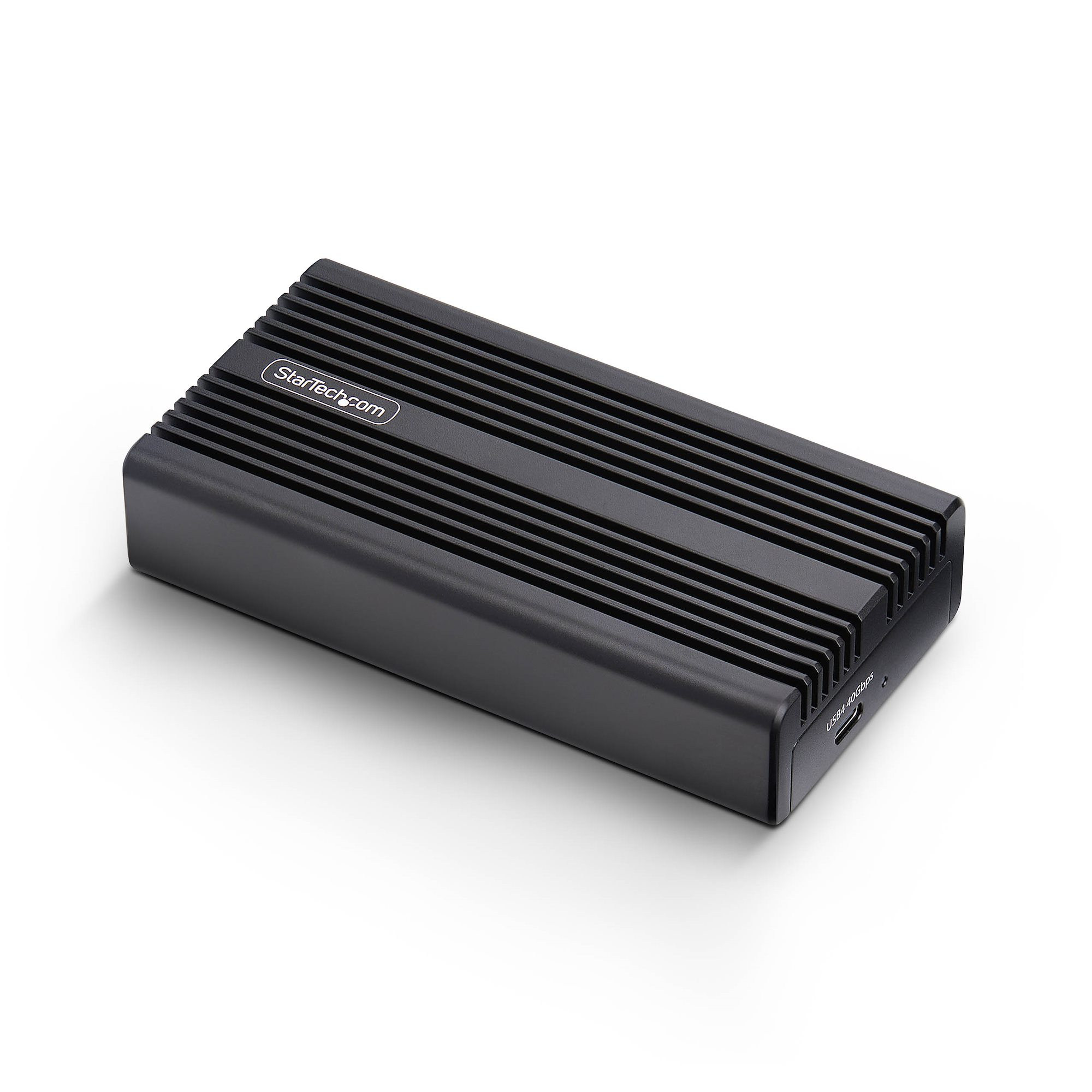 StarTech.com USB4 M.2 NVMe Enclosure, 40Gbps, External USB-C/Thunderbolt NVMe SSD Enclosure, Aluminum Heatsink Case, B+M/M-Key