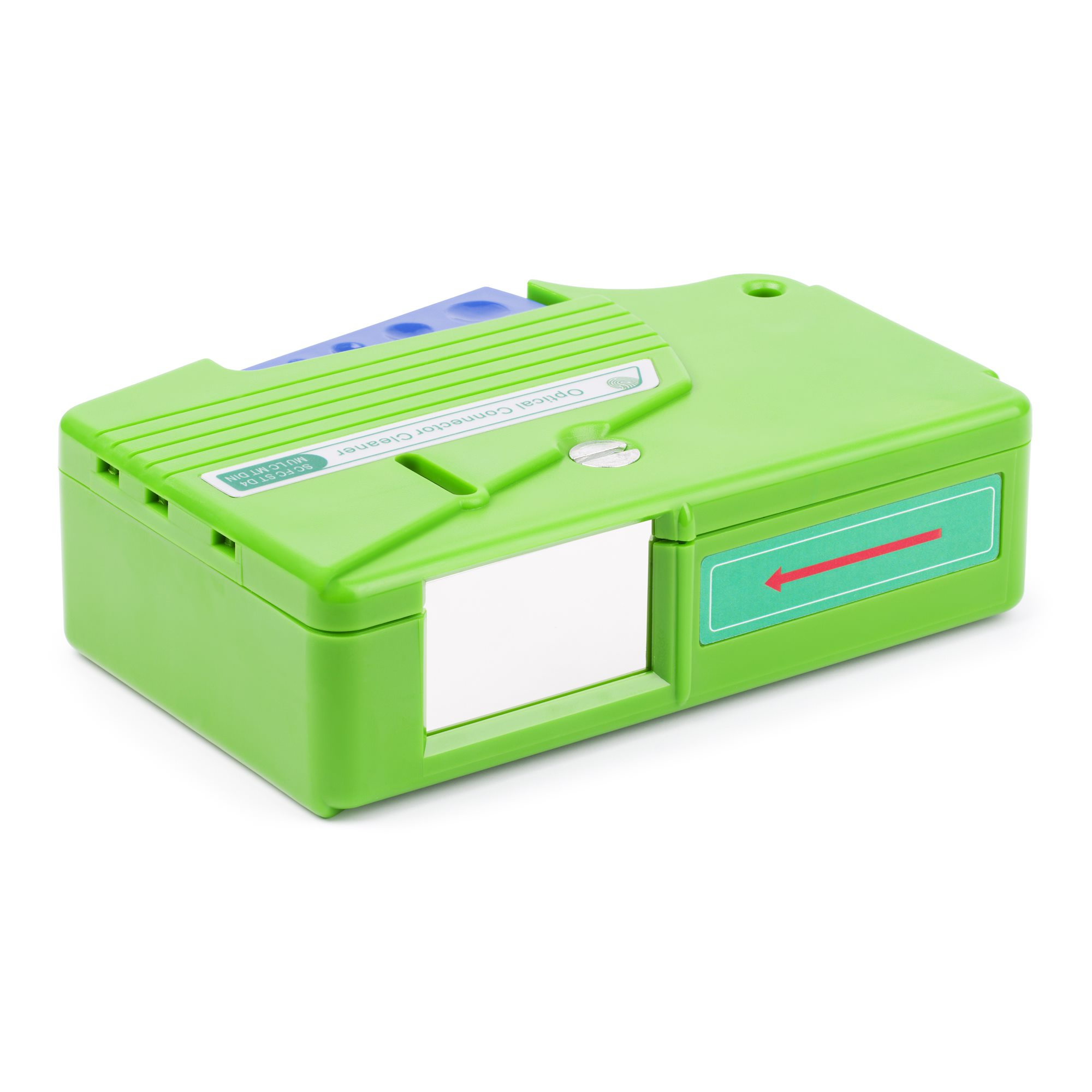 StarTech.com Fiber Optic Cleaner, Fiber Connector Cleaning Cassette, LC Fiber Cleaner, Fiber Optic Cable Cleaner, for LC/SC/ST/FC Optical Fiber Cables
