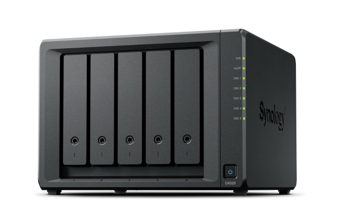 Synology DX525 disk array Desktop Black