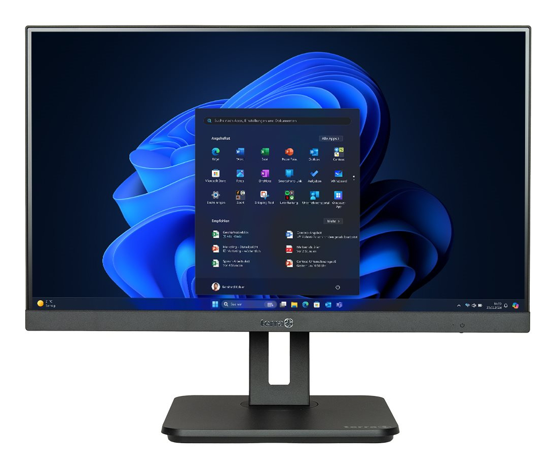 TERRA 1000034 All-in-One PC/workstation Intel® Core™ i5 i5-14500 60.5 cm (23.8") 1920 x 1080 pixels Touchscreen 8 GB DDR5-SDRAM 500 GB SSD Windows 11 Pro Wi-Fi 6 (802.11ax) Black