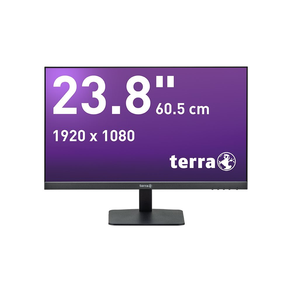 TERRA 3030220 computer monitor 60.5 cm (23.8") 1920 x 1080 pixels Full HD LCD Black
