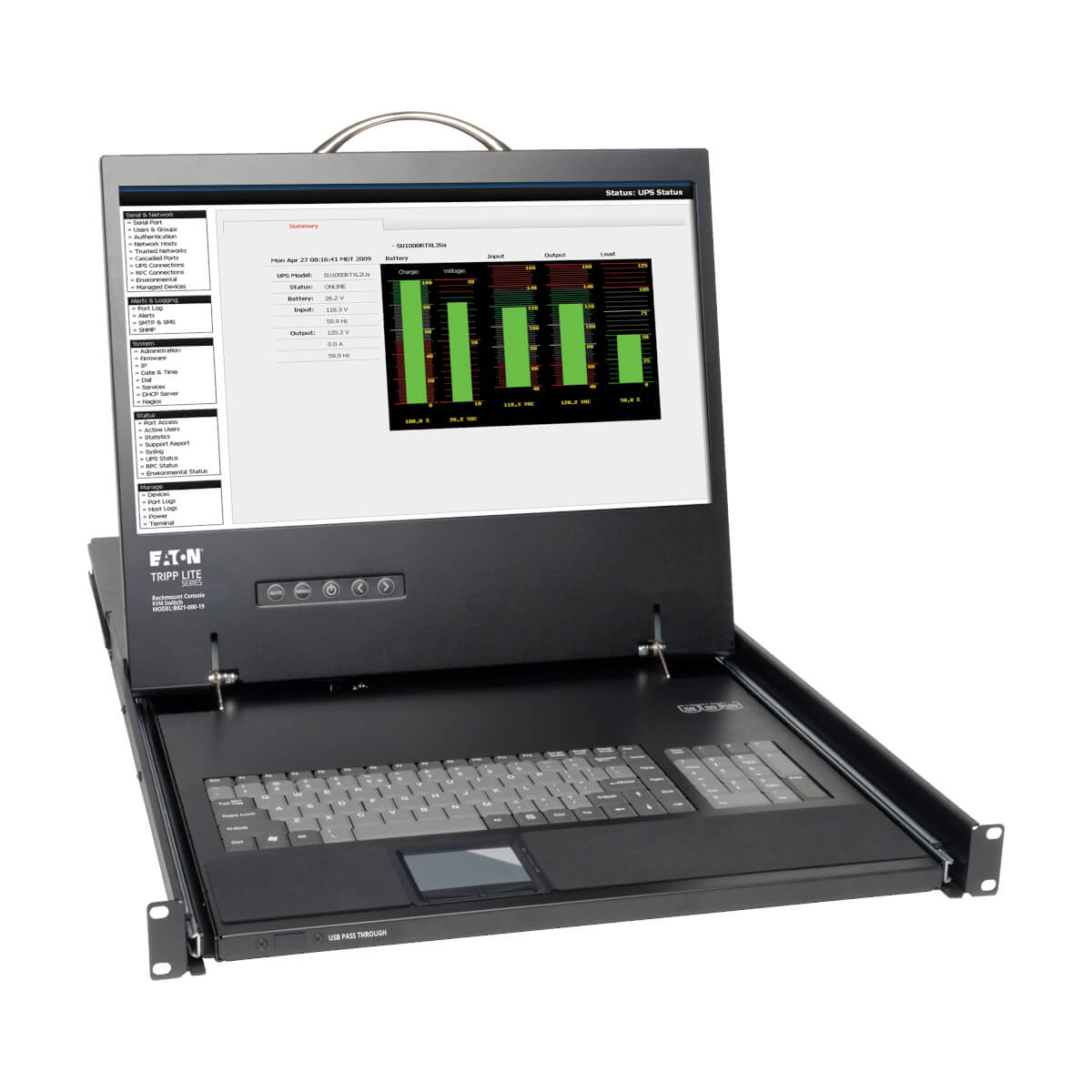 Tripp Lite B021-000-19 1U Rack-Mount Console with 19 in. LCD, TAA